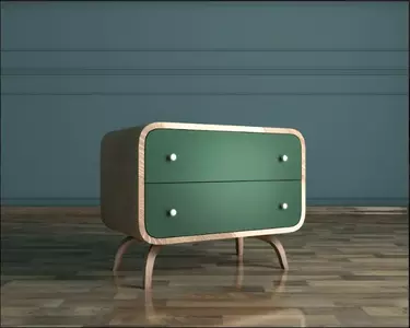 Комод массив дерева "Ellipse" с двумя ящиками