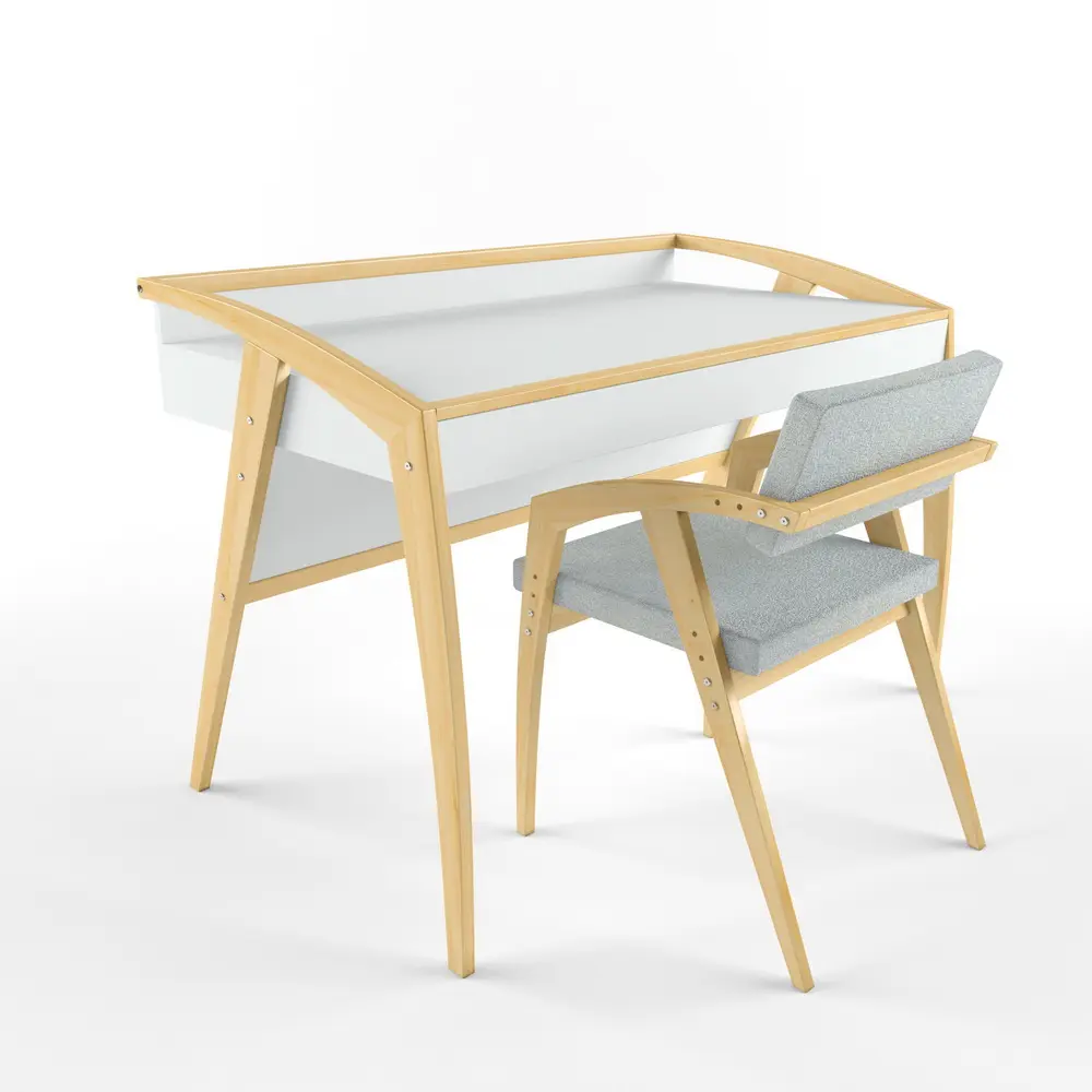 Стол Rabbit Wood Бруно Белый