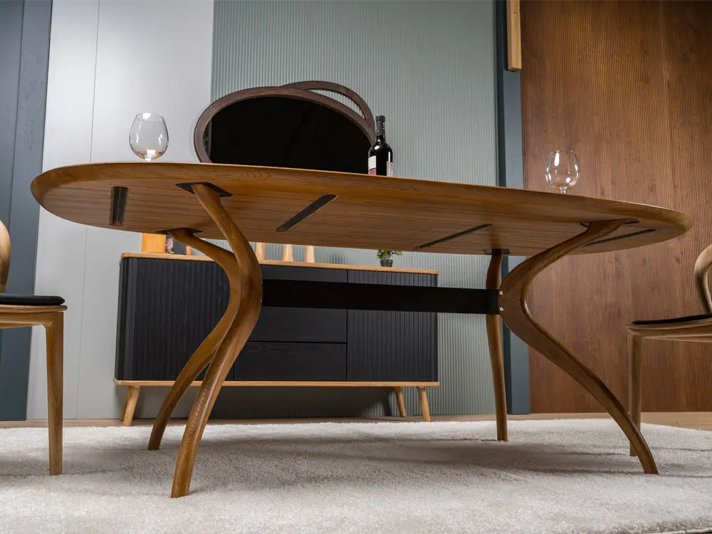 Стол массив дуба Архар обеденный 1800