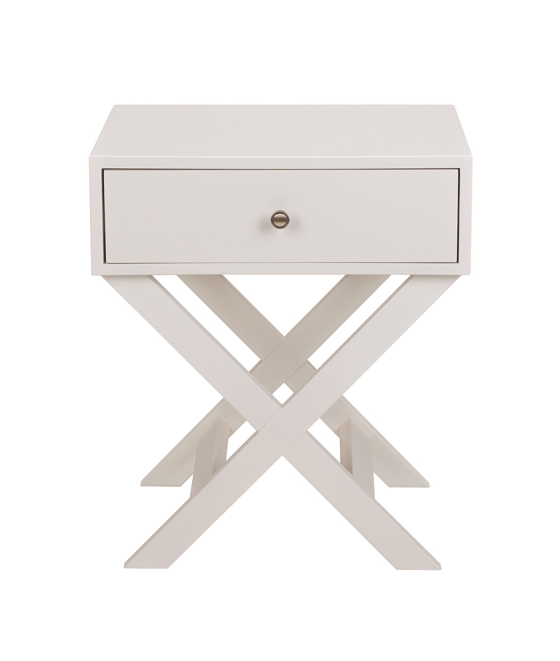 Тумба Лофтовая компактная тумба Tomas Ivory в цвете слоновая кость