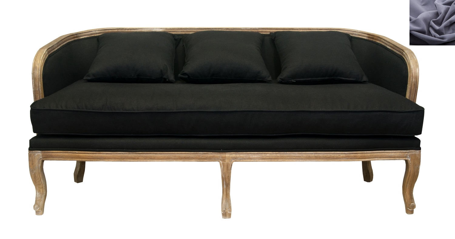 Диван ретро Nora серый