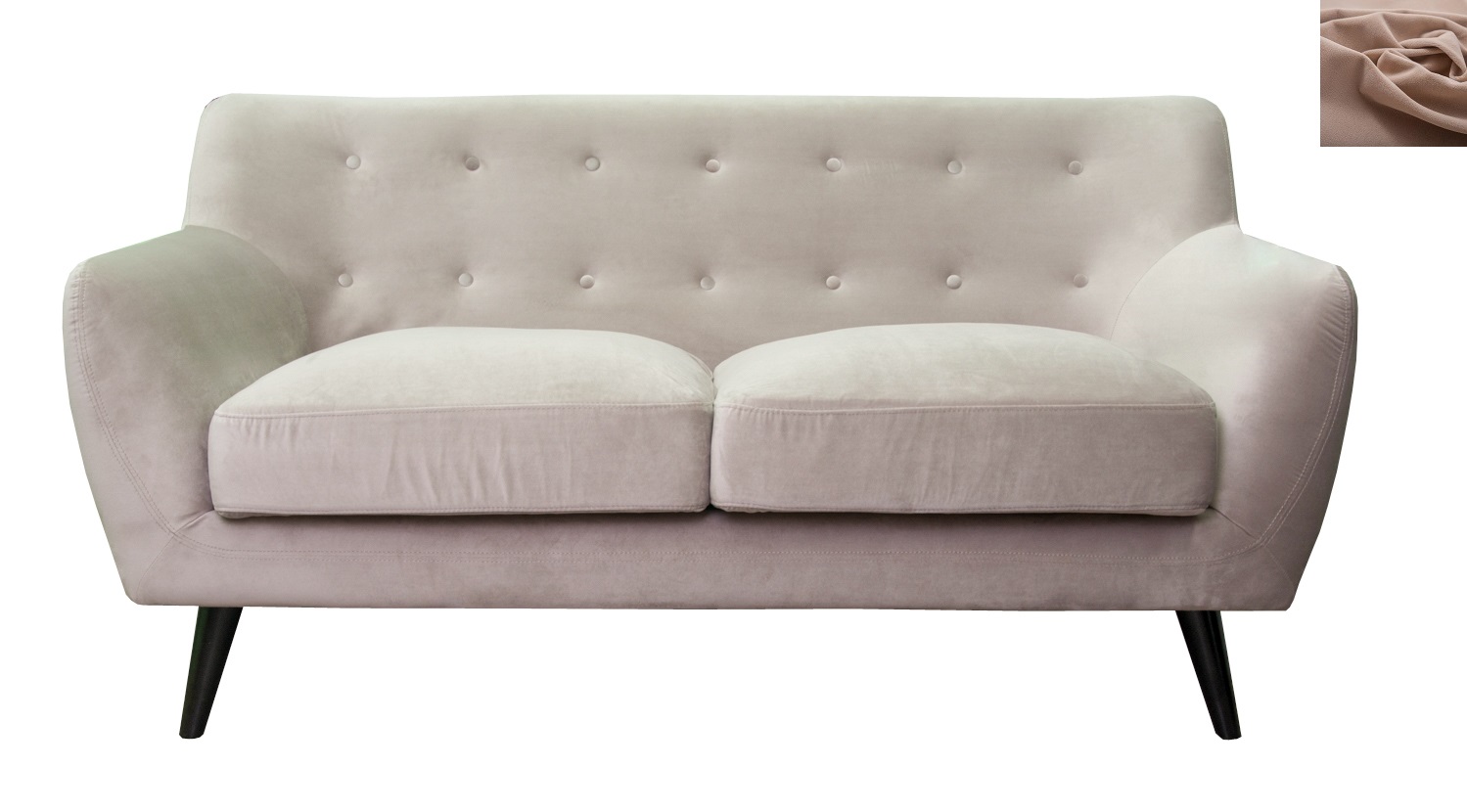 Диван Albert 3 коричневый