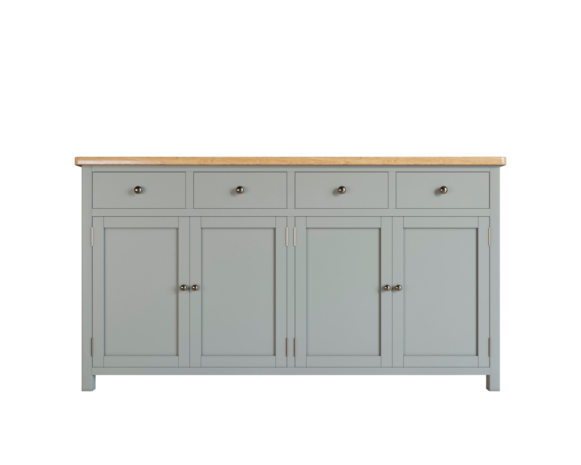 Комод "Jules Verne" 4 ящика 4 дверки серый