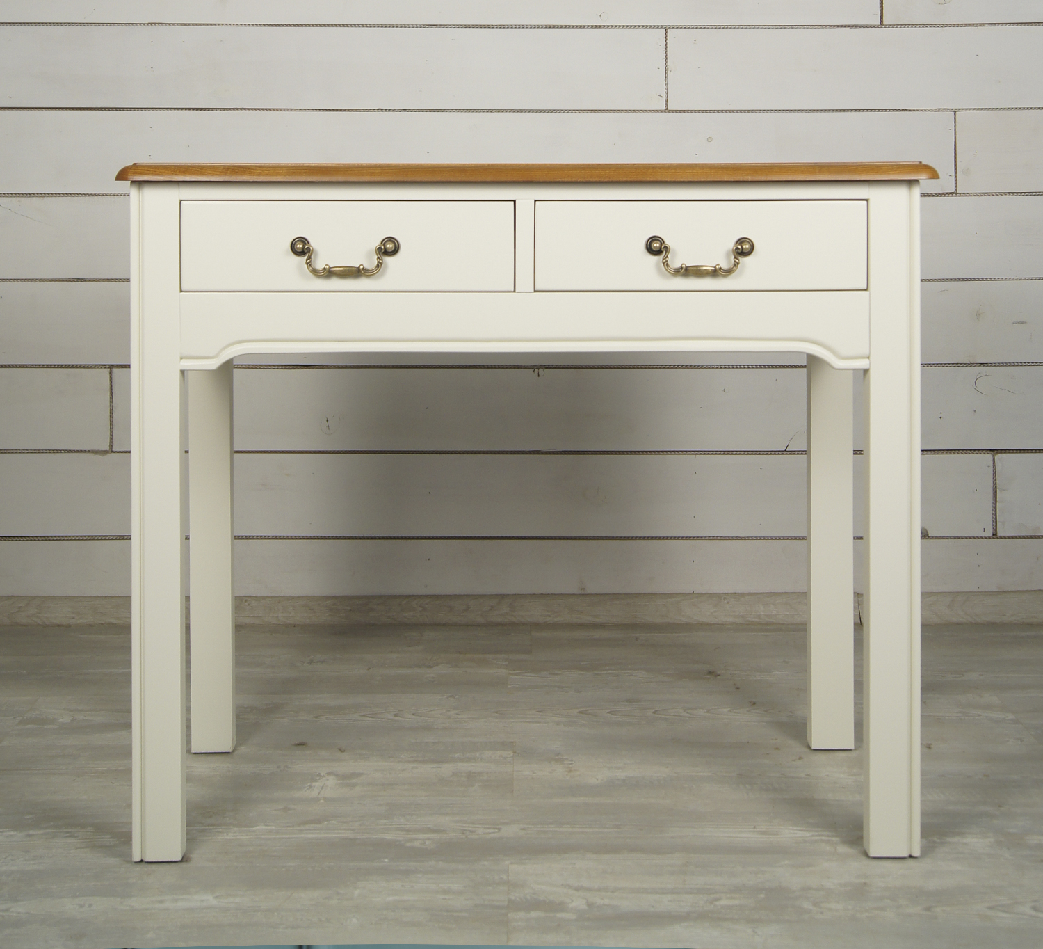 Бежевая консоль "Olivia" с 2 ящиками