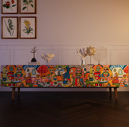 Комод "Berber" с ящиками низкий под TV