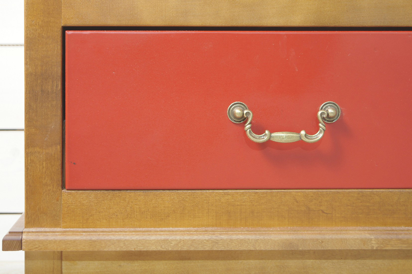 Комод с 3 ящиками из дерева "Gouache Birch" под TV арт М10528ETG