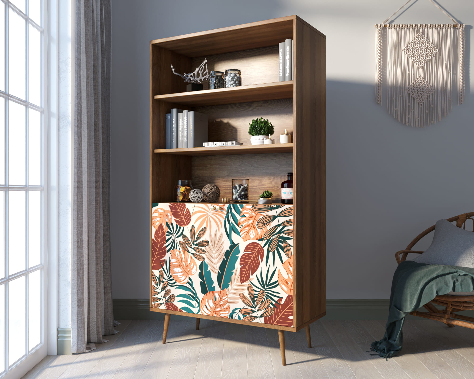 Стеллаж с дверками "Berber"