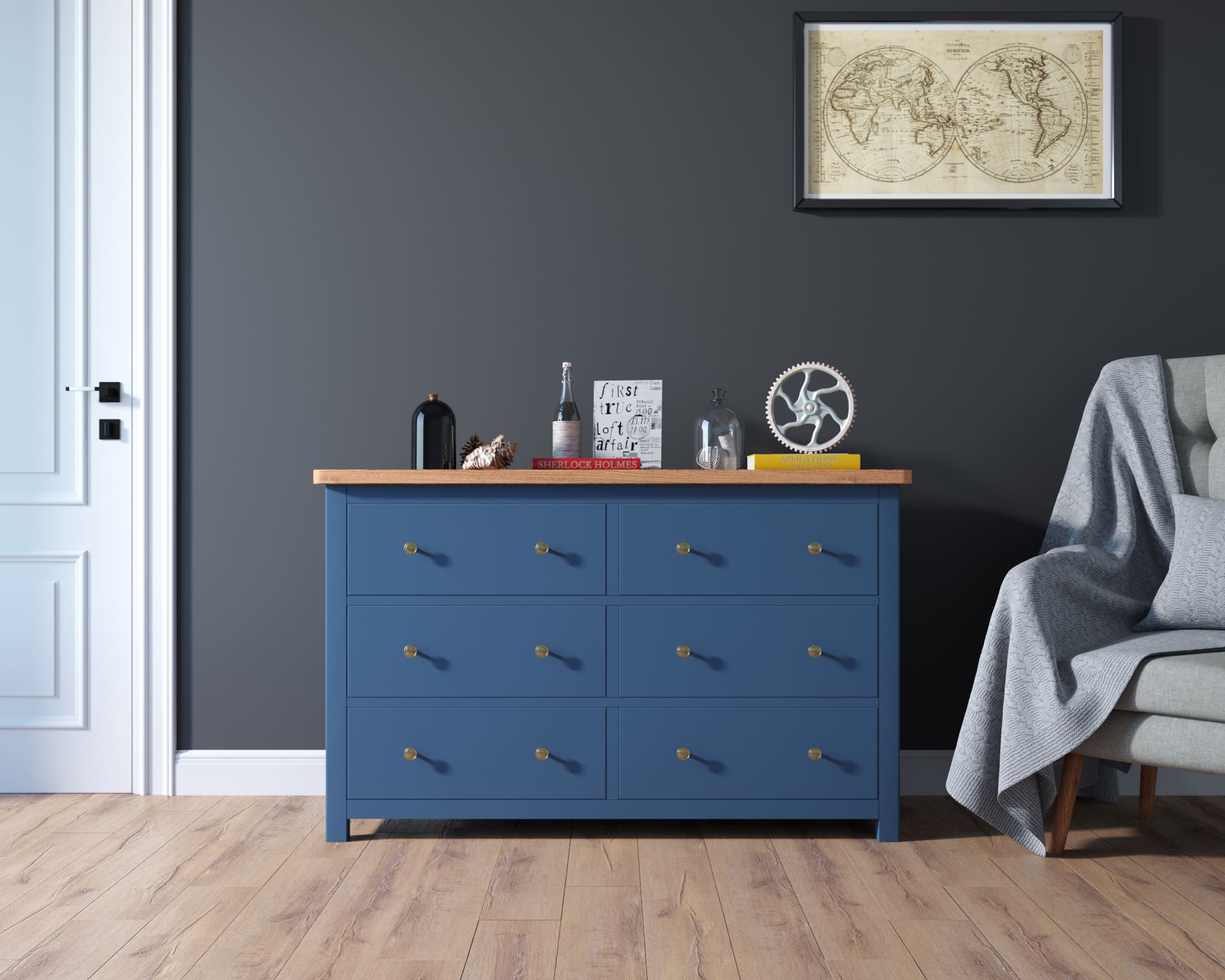 Комод "Jules Verne" шесть ящиков