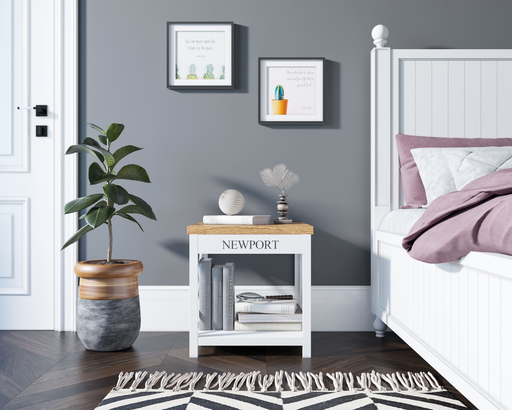 Тумба прикроватная массив в стиле Прованс "Palermo"