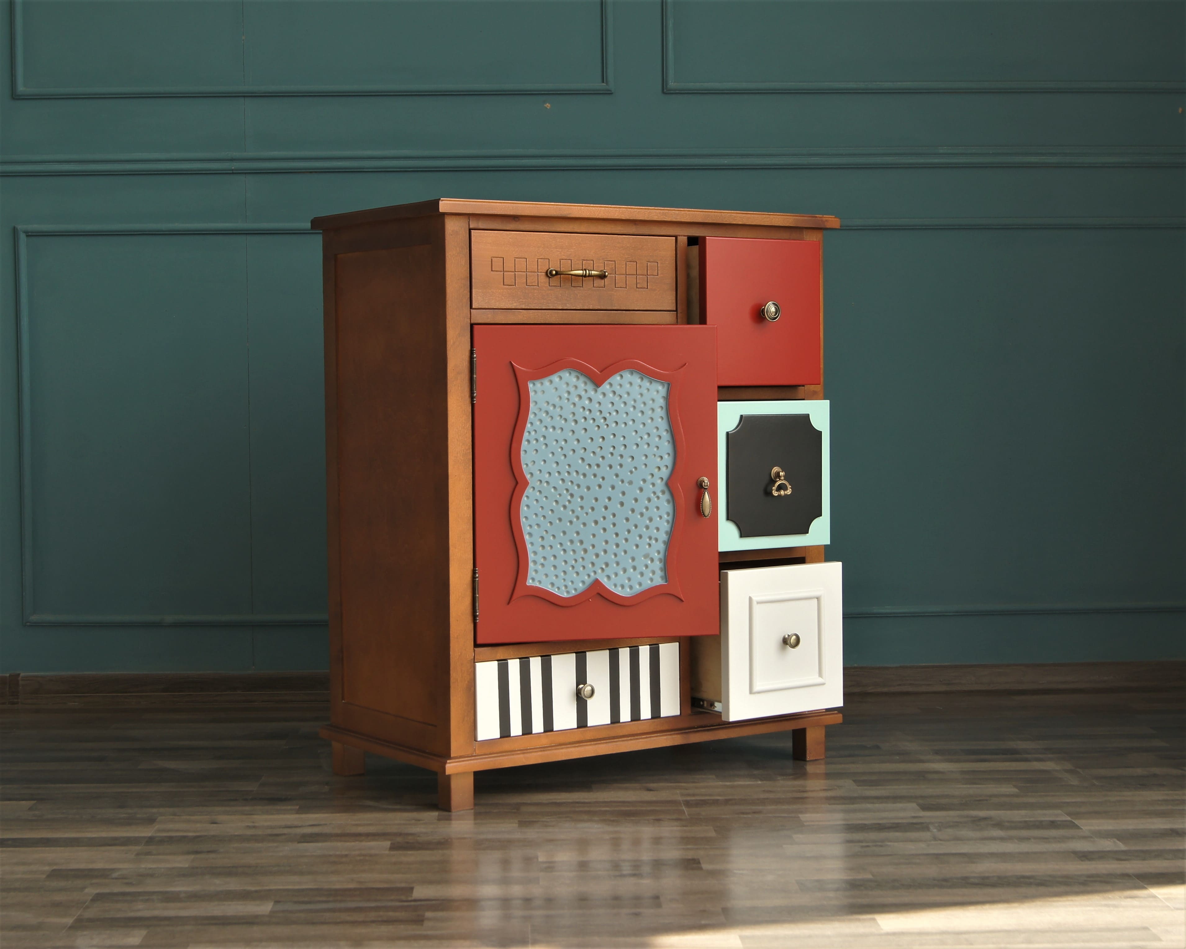 Комод универсальный с ящиками «Gouache Birch» арт M10595ETG/1