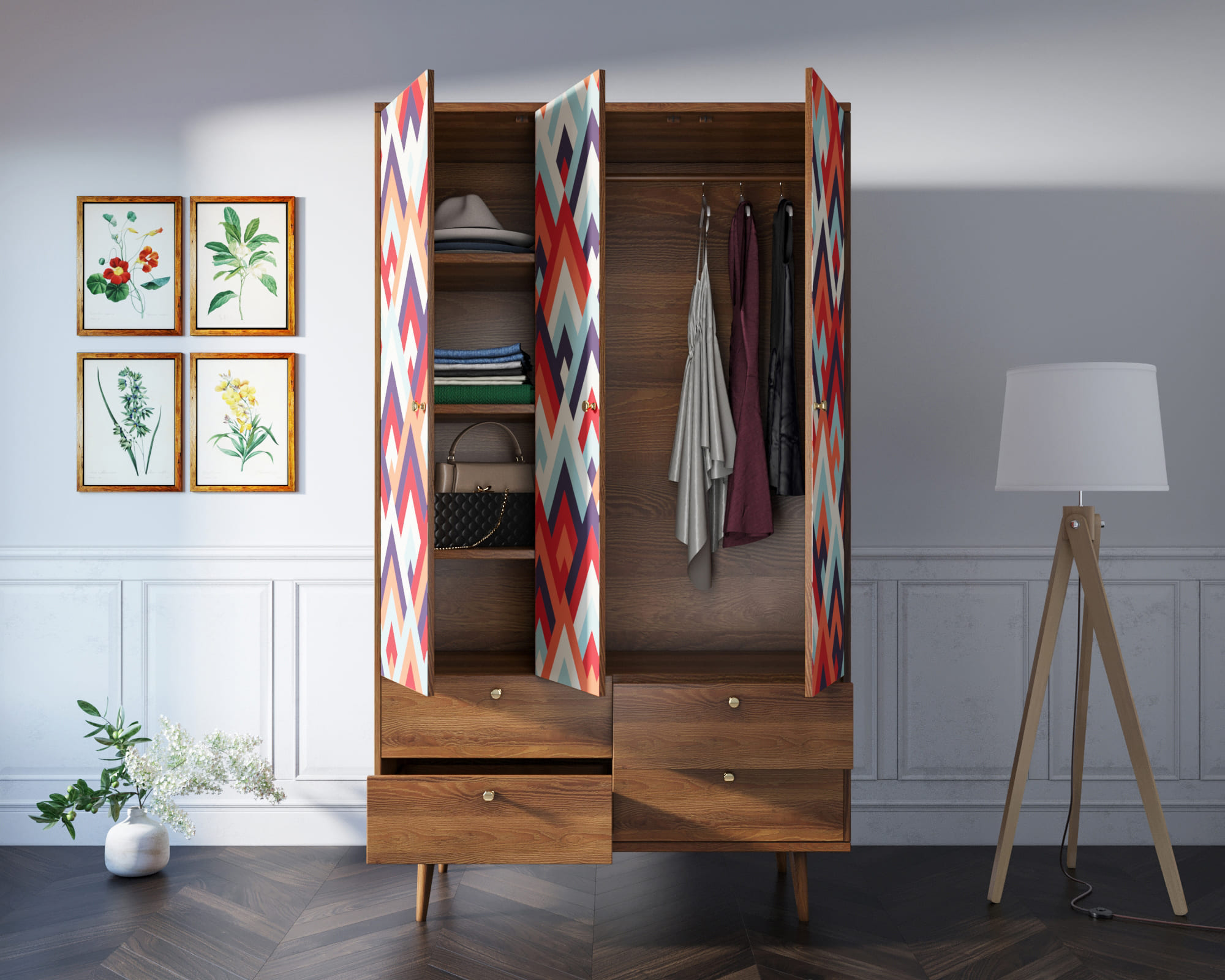 Шкаф трехстворчатый "Berber"