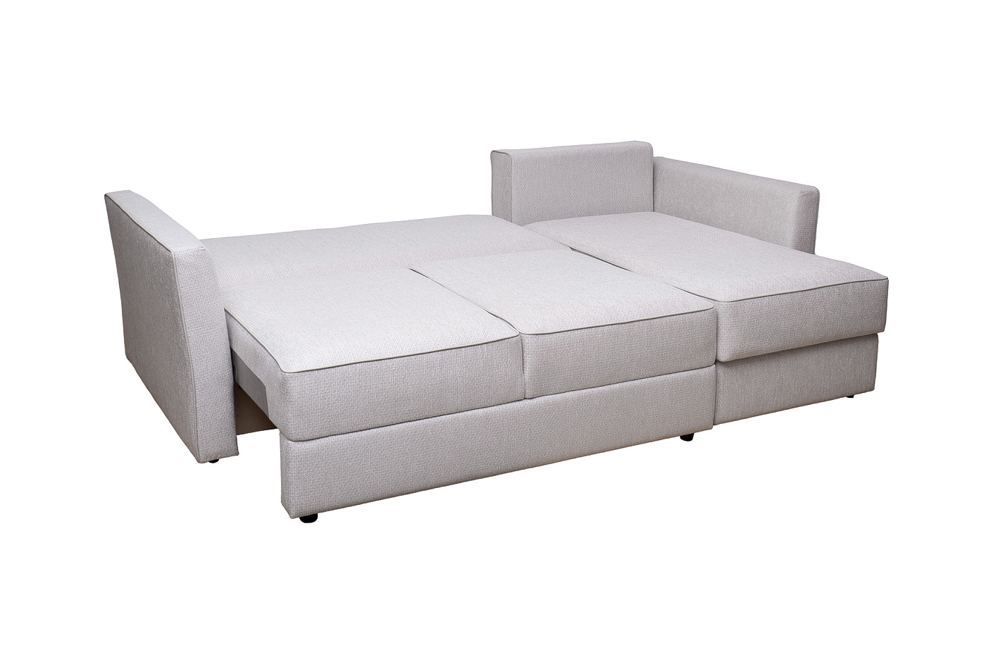 Диван Sorrento 230 с канапе трехмест.раскл (Еврокнижка) Koza3803-SVSER+Nev83 230*156*90см