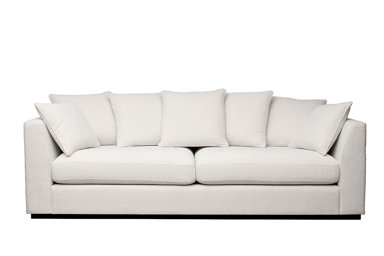 Диван Roberto трехместный, букле кремовый Flona SBEG