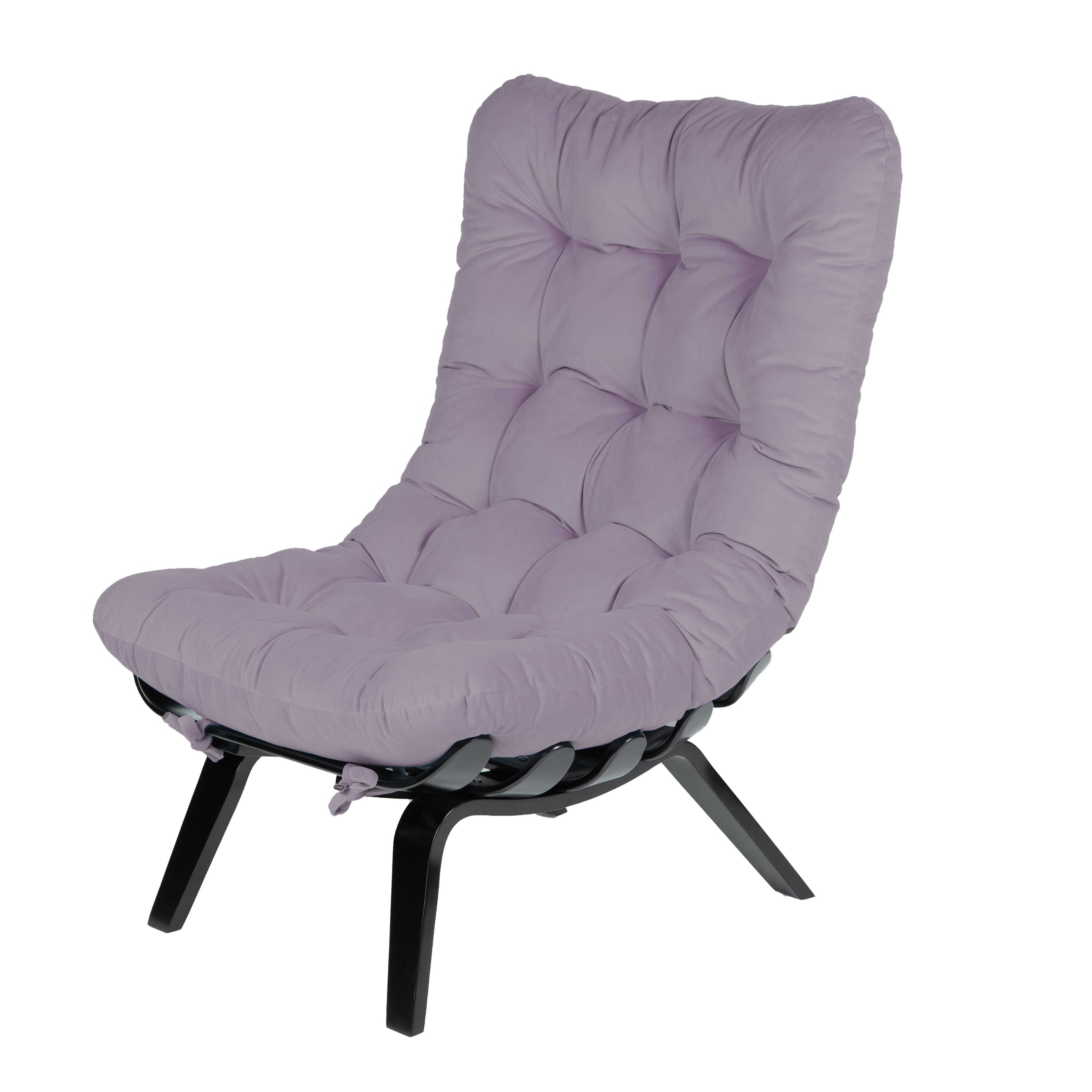 кресло Ессей 2 фреш 16 лавандовый каркас Венге структура