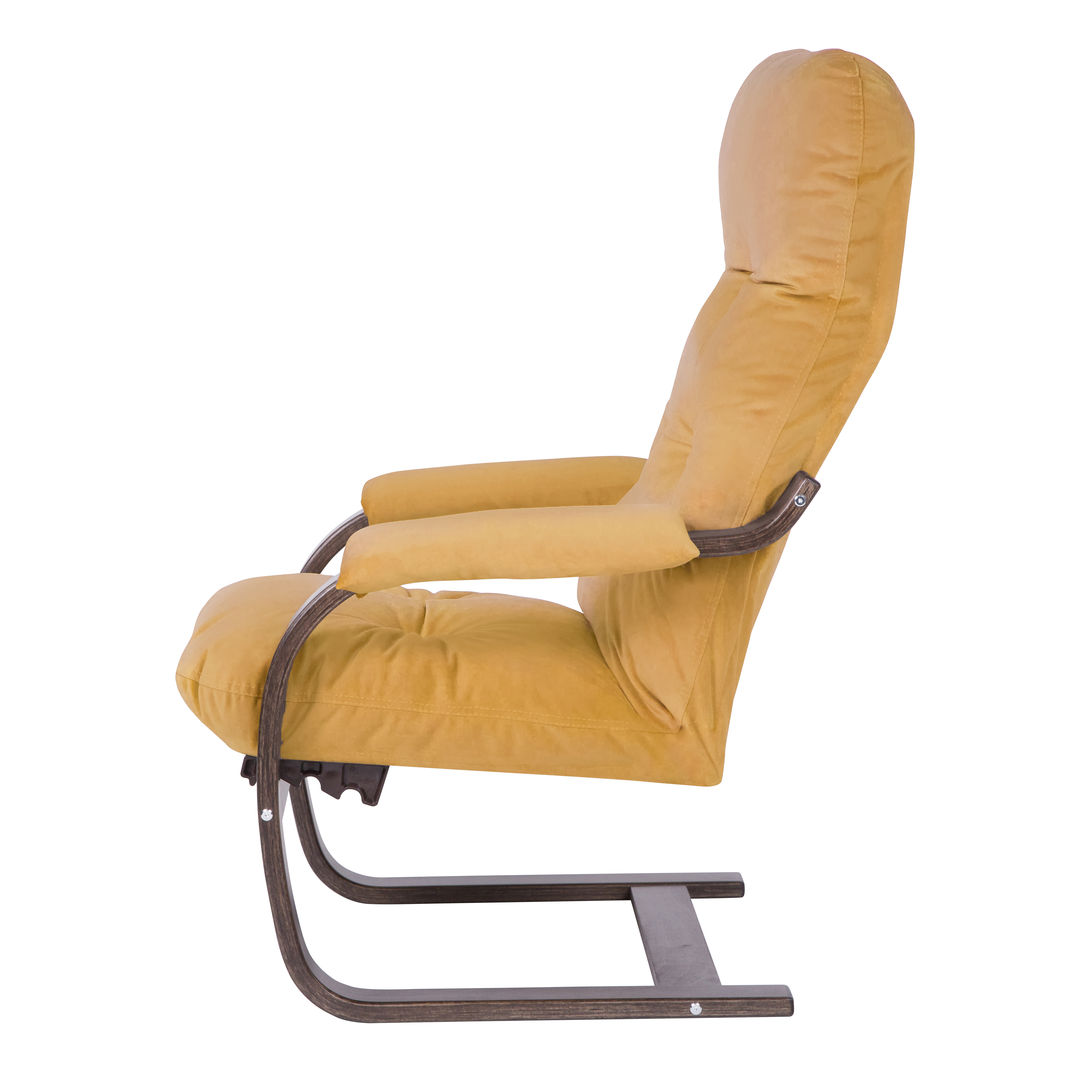 кресло Онега-2 фреш 23 охра каркас Орех