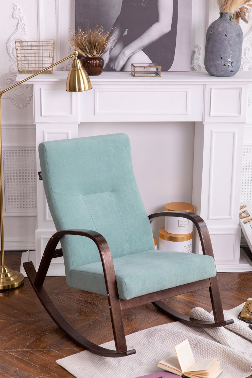 кресло-качалка Ирса Минт каркас Вишня