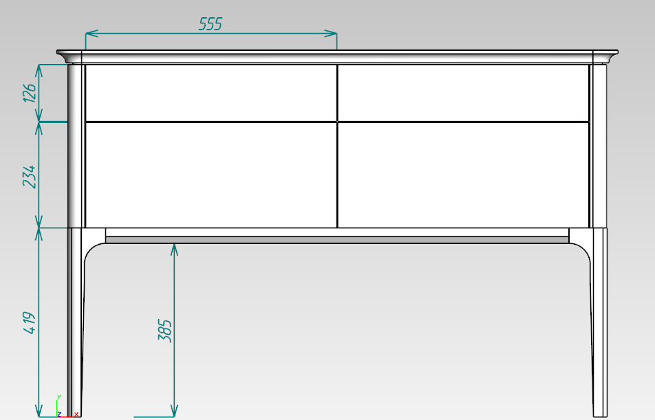 Консоль малая Pr008AT-bosco