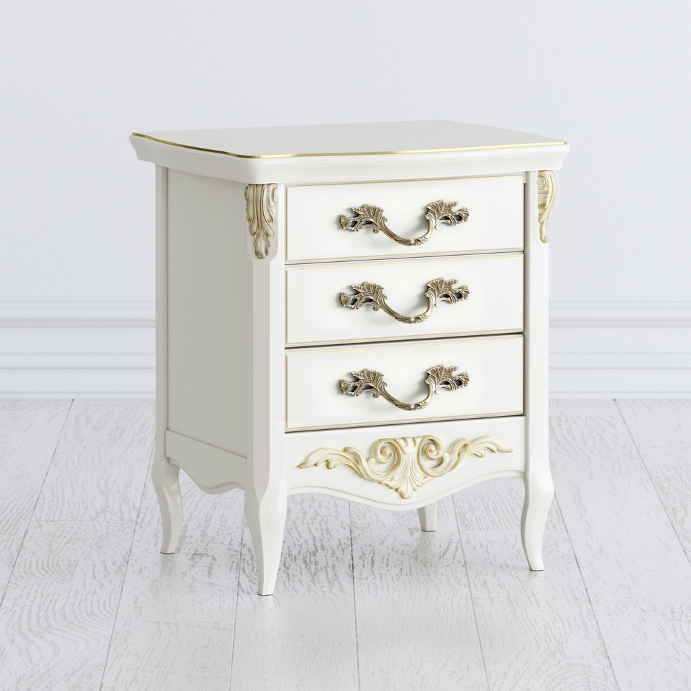 Прикроватная тумба 3 ящика 