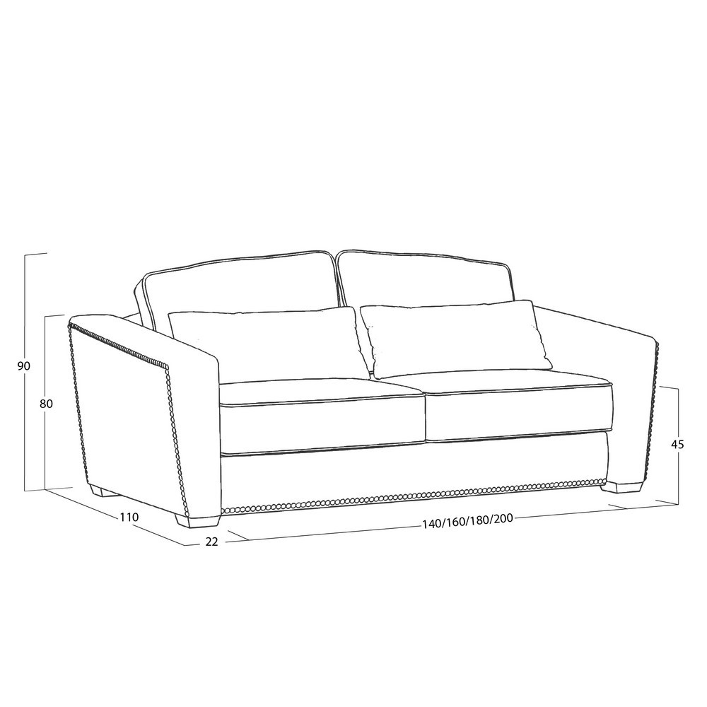 Диван Esten (с механизмом) DEs-I-180-K03-B-0389