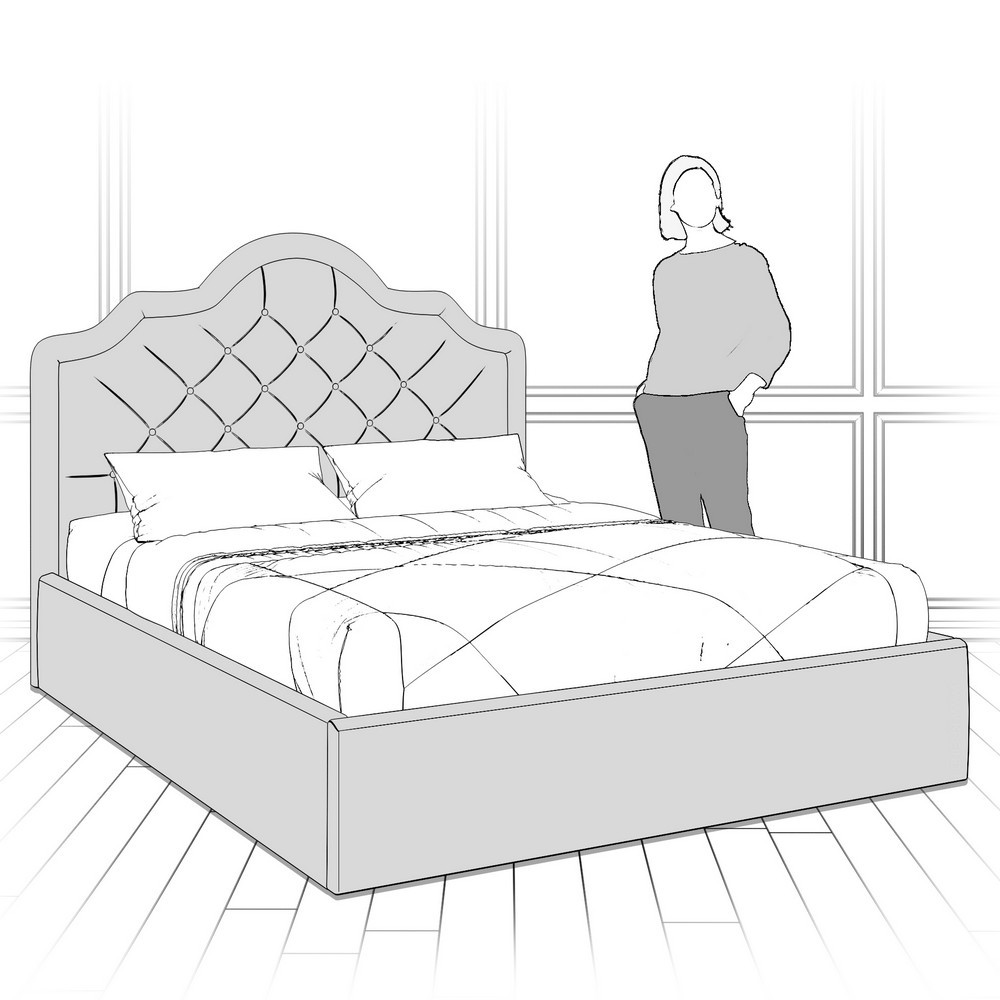 Кровать с подъемным механизмом K05Y-1200-B10