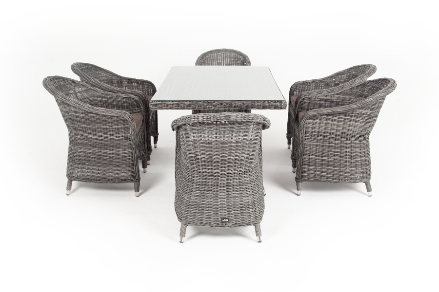 "Эспреззо" обеденная группа плетеная, цвет графит