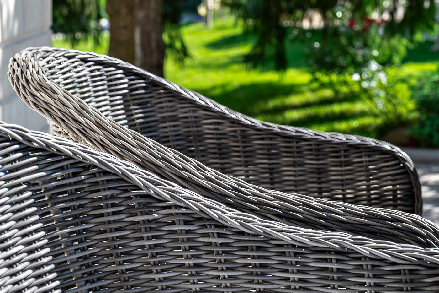 "Эспреззо" обеденная группа плетеная, цвет графит