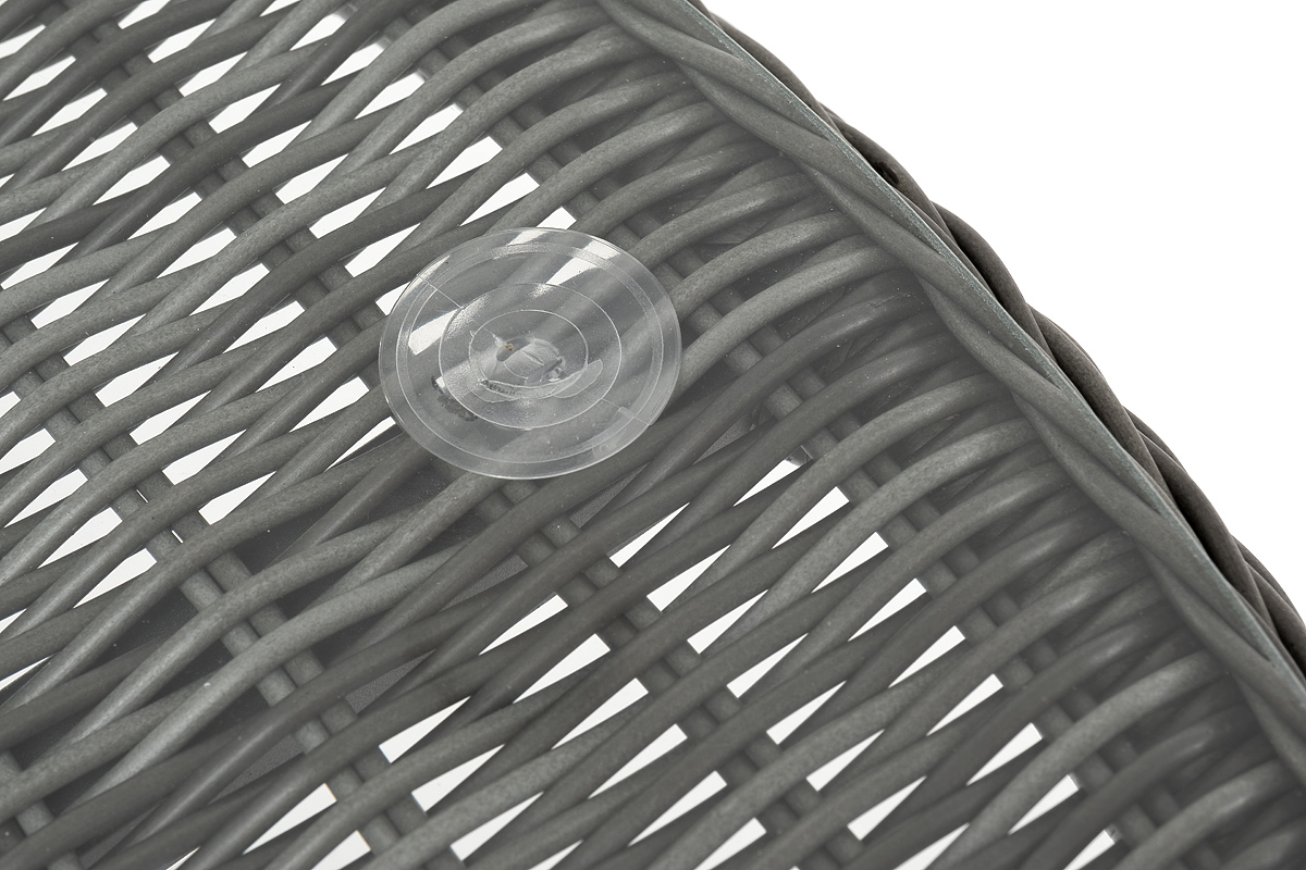 "Эспреззо" плетеный круглый стол, диаметр 118 см, цвет графит