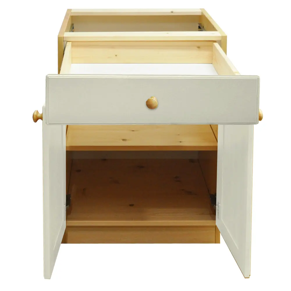 Тумба Весури с 1 ящ. и 2 дверками арт. 361 слоновая кость