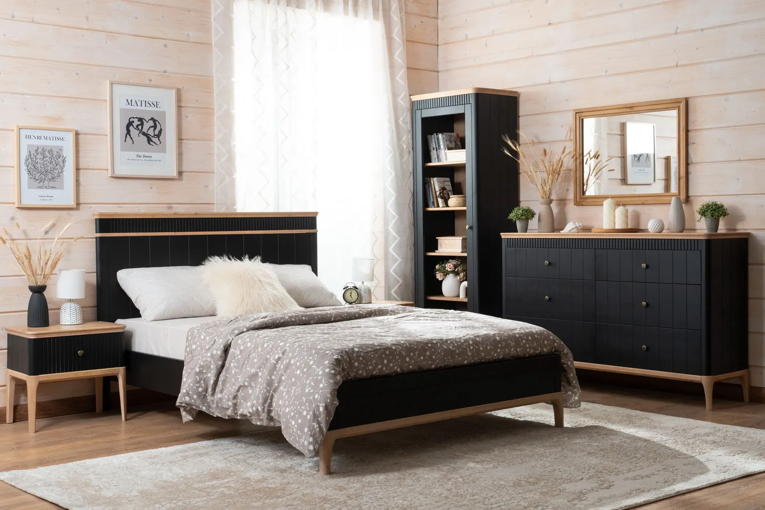 Кровать массив сосны Грета №11 1600х2000